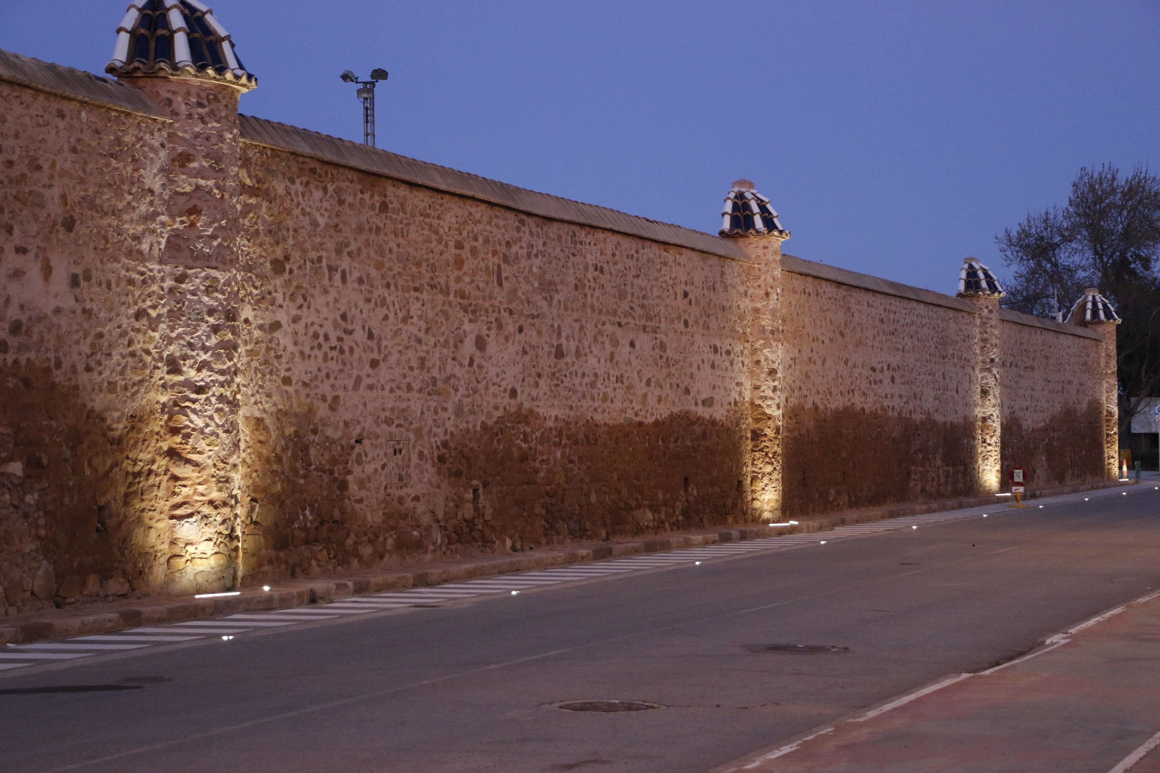 Botanical garden wall